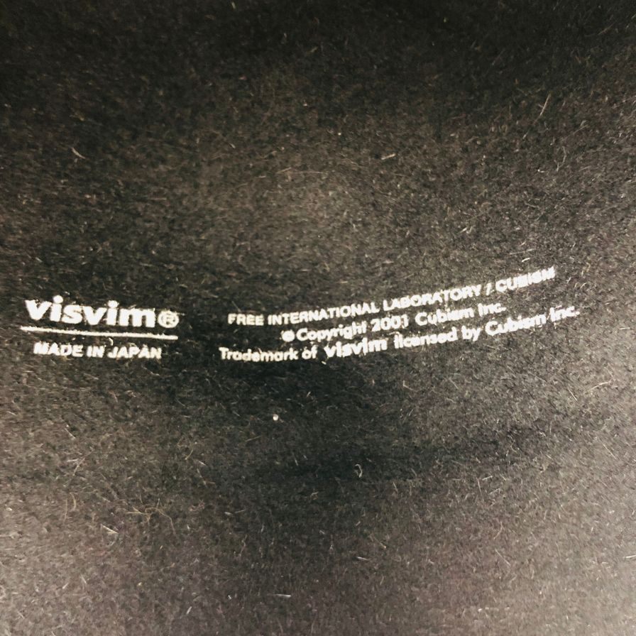 ビズビム ヴィズヴィム Laureate HAT メルトン ブラック サイズ不明 visvim【AFI21】【中古】
