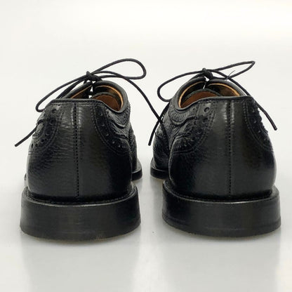 アレン エドモンズ レザーシューズ McAllister ウイングチップ シボレザー サイズ11 ブラック Allen Edmonds ビジネスシューズ 約29.0cm【LA】【中古】