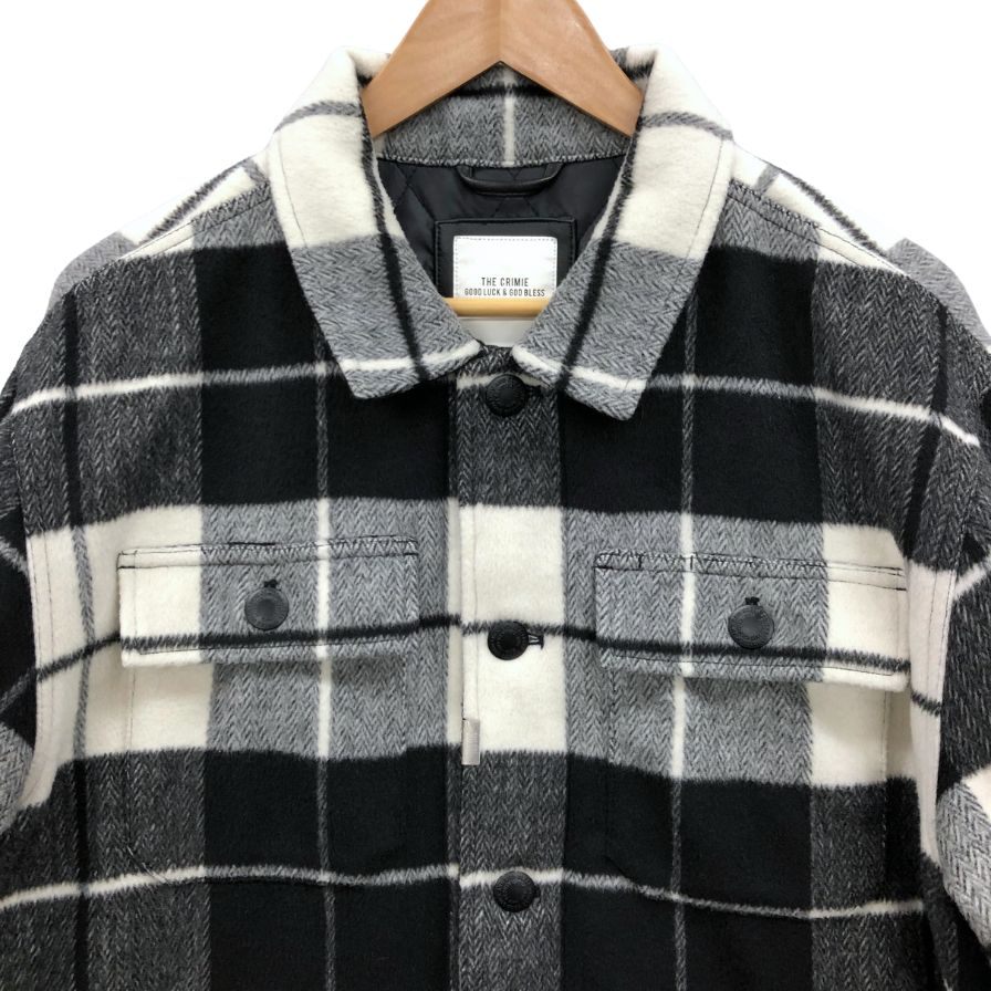 THE CRIMIE ウールチェックジャケット CRIMIE（クライミー）の「WOOL CHECK SHIRT JACKET（ブルゾン