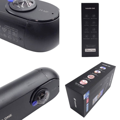 インスタ360 ウェアラブルカメラ 360度 全天球 VR アクションカメラ 2018年製 ブラック ユニセックス INSTA360 ONE【AFI21】【中古】