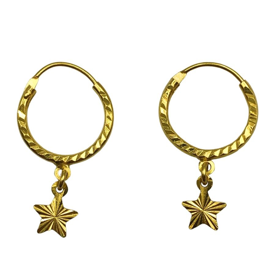 K22 イヤリング 総重量1.57g【AFI13】【中古】