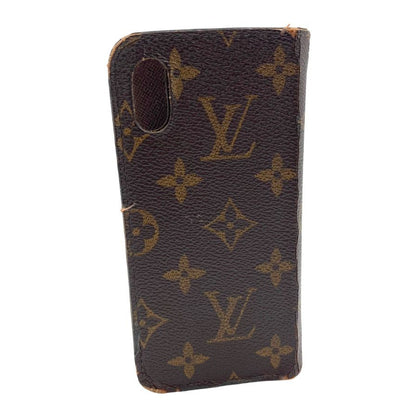 ルイヴィトン モノグラム スマホケース アイフォン10 ブラウン Louis Vuitton