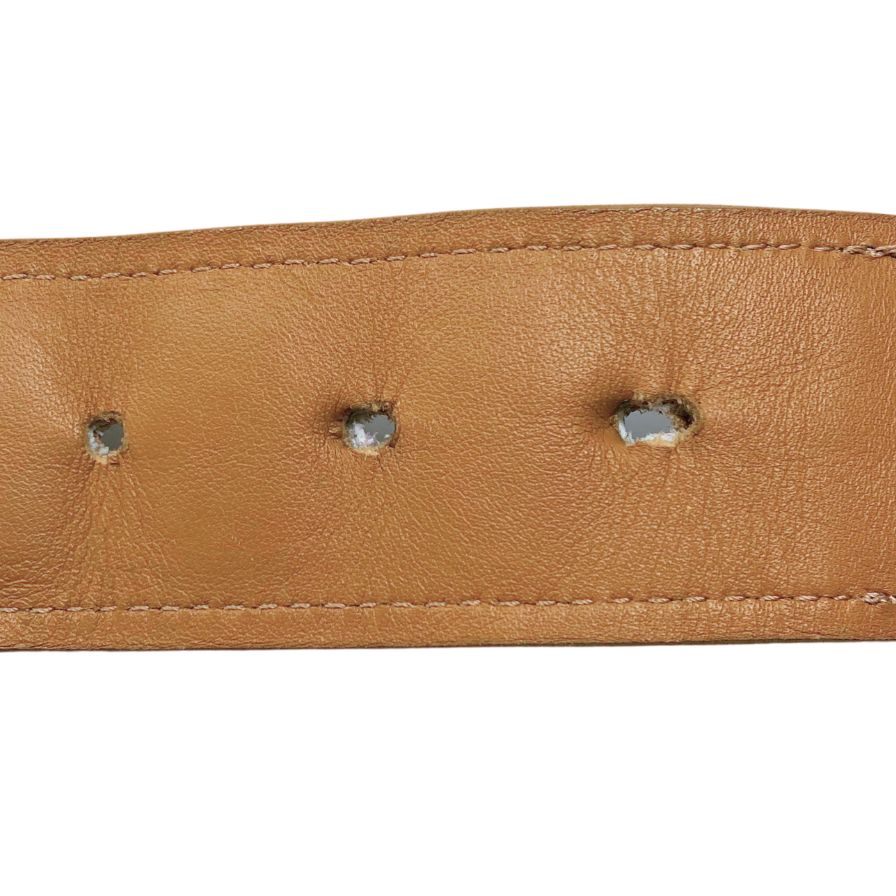 エルメネジルドゼニア ベルト レザー ブラウン メンズ サイズ95 Ermenegildo Zegna【AFI18】