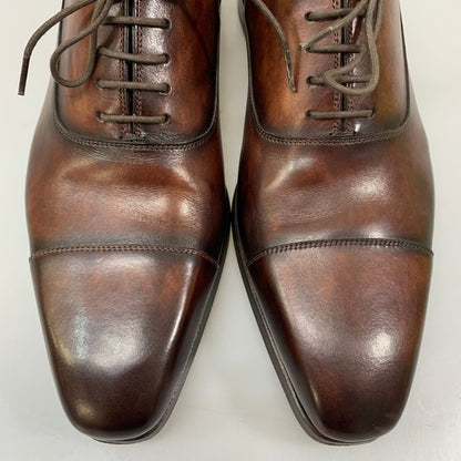 マグナーニ レザーシューズ ストレートチップ 19726 サイズ41 ブラウン MAGNANNI 約26.0cm【AFC41-2】