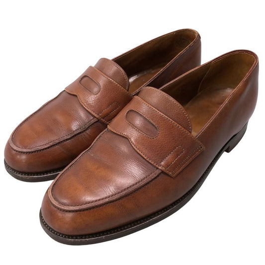ジョンロブ ロペス ローファー レザーシューズ メンズ サイズ7EE ブラウン JOHN LOBB LOPEZ ローファー 約25.5cm【LA】【中古】