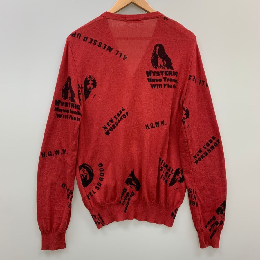 美品◇ヒステリック グラマー ニットカーディガン メンズ サイズ