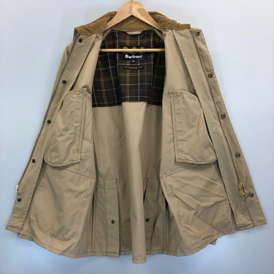 バブアー ジャケット ビデイル ピーチド ノンオイルド カバーオール 1901110 ライトベージュ メンズ サイズ36 Barbour BEDALE SL PEACHED【LA】
