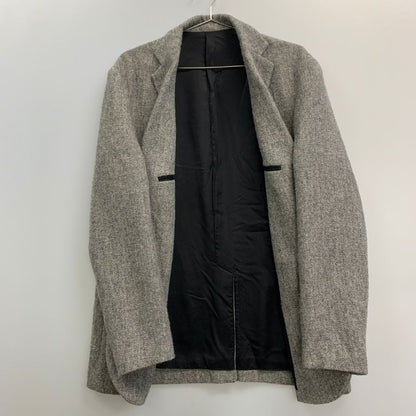 美品◆シンヤオフィシャル ウール テーラード ジャケット グレー メンズ サイズ3 SHINYA OFIFCIAL 【AFB35】