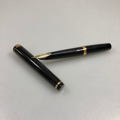 パイロット 万年筆 キャップ式 ペン先 14K 585 ブラック&ゴールド  PILOT【AFI14】