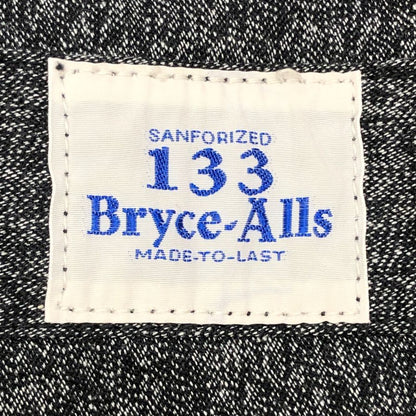 ブライスランズ オーバーオール ブライスオールズ ツナギ オールインワン ソルト&ペッパー メンズ グレー サイズ40 Bryceland's 【AFB13】