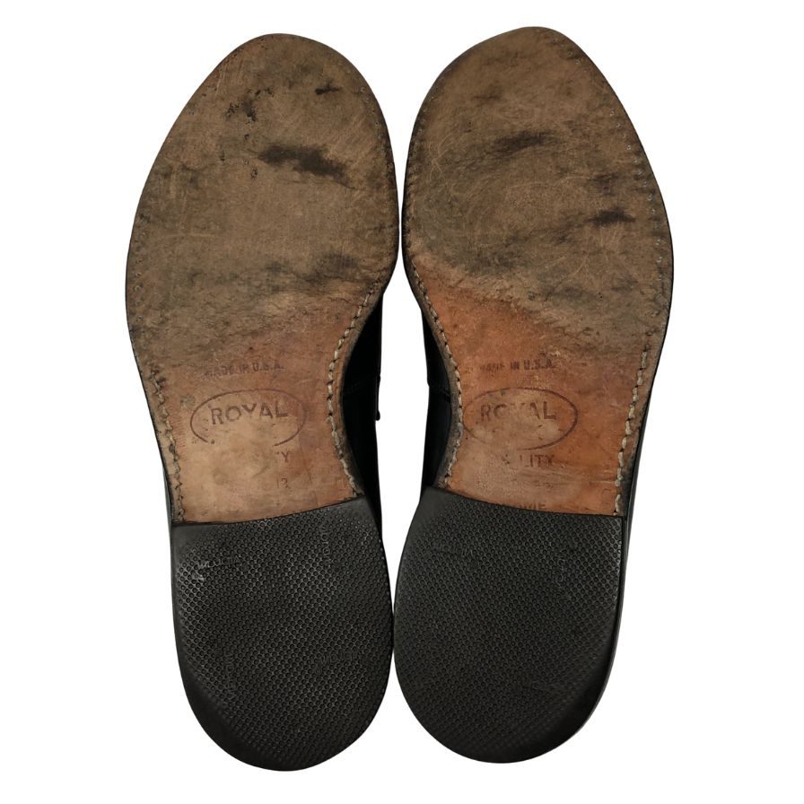 アレンエドモンズ レザーローファー ブラック メンズ サイズUS7.5C  Allen Edmonds 約25.5cm【AFC29】