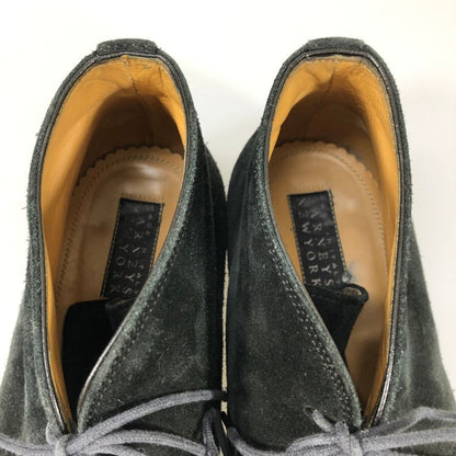 バーニーズニューヨーク チャッカブーツ スエード ブラック サイズ41.5  BARNEYS NEW YORK 約26.5cm【AFC44-2】