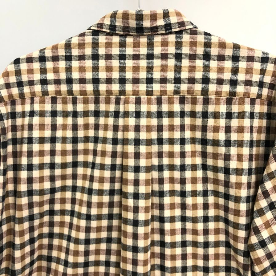 美品◆アーニーパロ チェックシャツ マルチカラー メンズ サイズ48 erniepalo 【AFB43】