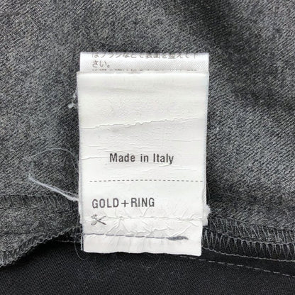 ジャブスアルキヴィオ リング別注 ワンプリーツ リラックス パンツ カシミア混ウール メンズ サイズ44 グレー giab's archivio×ring 【AFB44】