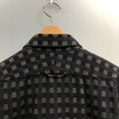 美品◆エンジニアガーメンツ 格子柄 長袖シャツ メンズ サイズXS ブラック ENGINEERED GARMENTS 【AFB26】