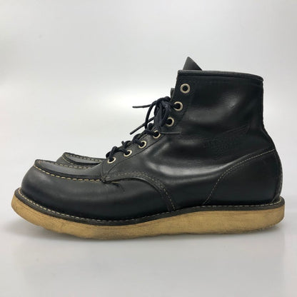 レッドウィング ブーツ 8130 アイリッシュセッター モックトゥ メンズ ブラック サイズUS8.5 REDWING 約27.0cm【AFC4】