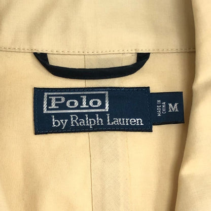 中古◆ポロラルフローレン バルカラーコート 90年代 オールド ベージュ メンズ サイズM Polo Ralph Lauren 【AFA15】