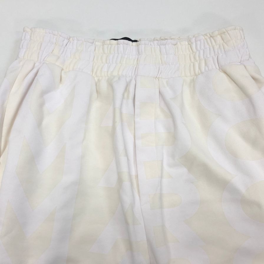 マークジェイコブス スウェットパンツ モノグラム サイズM メンズ ホワイト系 MARC JACOBS 【AFB17】