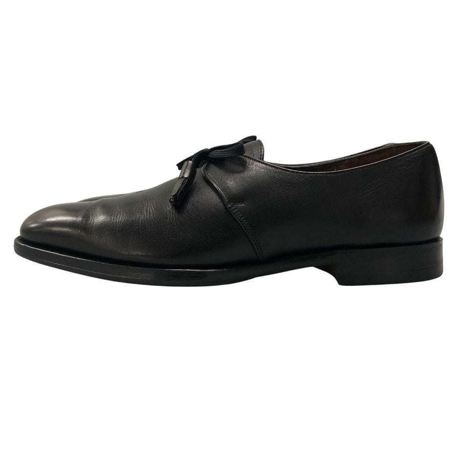 グレンソン マスターピース スチュアートチョイス レザーシューズ 外羽根 プレーントゥ ブラック サイズ8D Grenson 約27.0cm【AFC8】