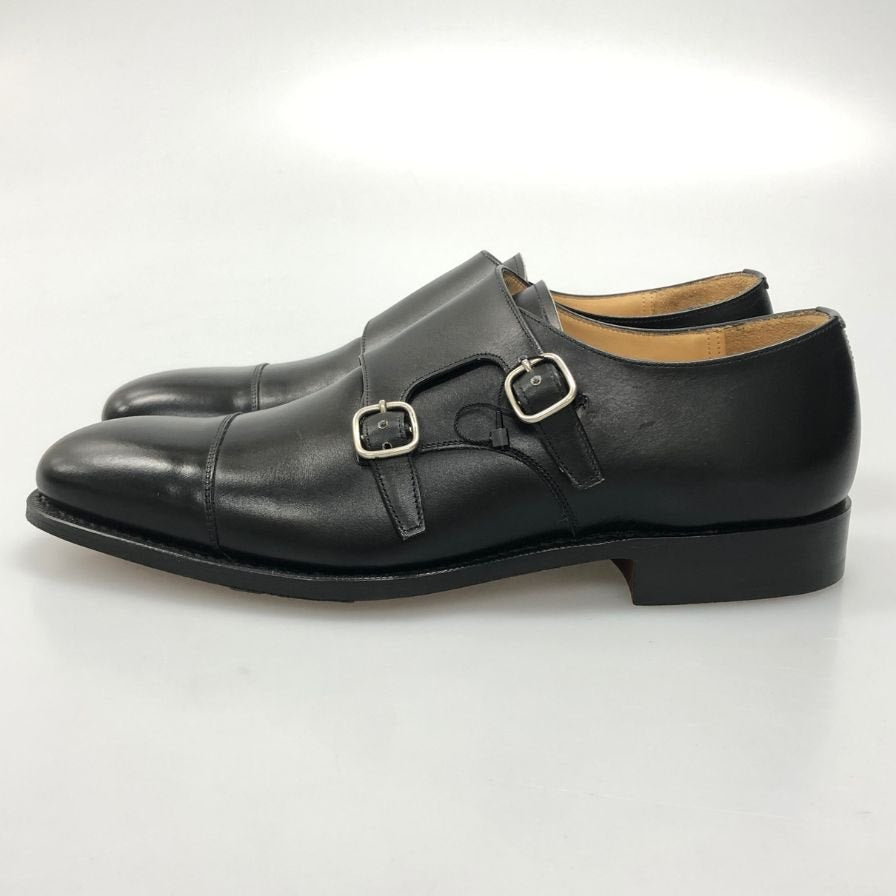 チャーチ レザーシューズ サイズ7.5 メンズ ブラック Church's COWES ビジネスシューズ 約26.0cm【LA】【中古】