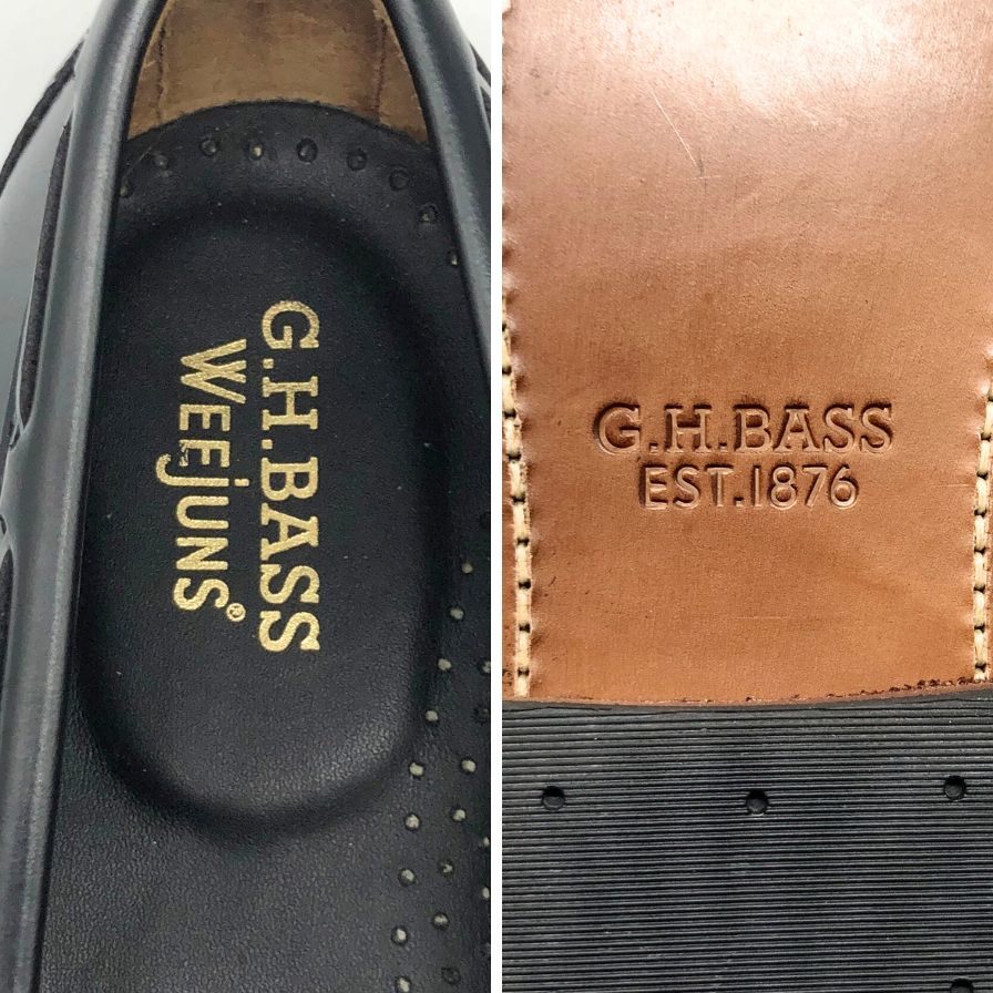 ジーエイチバス ローファー ウィージャンズ ラーキン サイズ6.5 メンズ ブラック G.H.Bass&Co. WEEJUNS LARKIN ローファー 約25.0cm【LA】【中古】