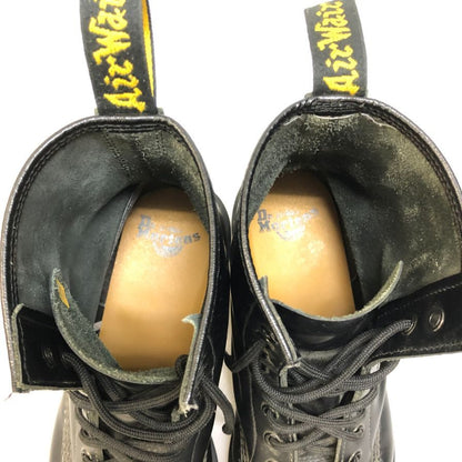 ドクターマーチン ブーツ 8ホール レースアップ レザー 1460 ブラック メンズ サイズUK9 Dr.Martens 約28.0cm【AFC4】