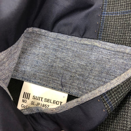 スーツセレクト ウール テーラードジャケット スラックス SLJP1852 セットアップ ダークグレー サイズA5 メンズ SUIT SELECT SETUP【AFA4】