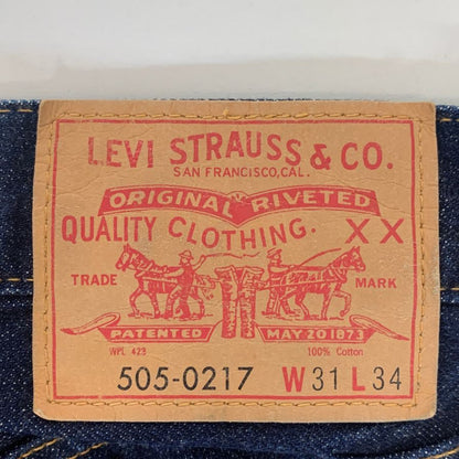 リーバイス デニムパンツ 505-0217 トルコ製 ブルー W31L34 LEVIS 【AFB27】