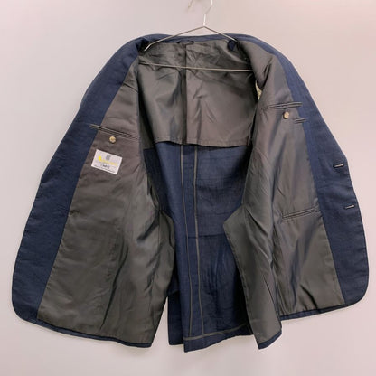 中古■アクアスキュータム 80S テーラードジャケット CLUB 92 イングランド製 ネイビー メンズ Aquascutum 【AFA11】