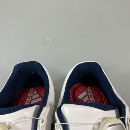 アディダス Q44895 ピュアメタル ボア プラス ゴルフシューズ ホワイト サイズ25.5㎝ メンズ adidas 約25.5cm【YB2】