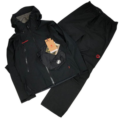 マムート レインスーツ 上下 1010-26551 CLIMATE Rain Suit AF Men ブラック メンズ サイズS MAMMUT【AFB29】