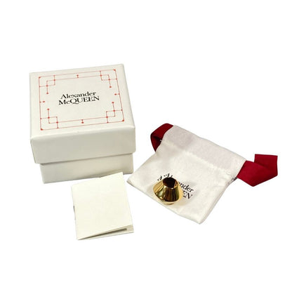 アレキサンダーマックイーン イヤーカフ ゴールドカラー MADE IN ITALY Alexander McQueen【AFI4】