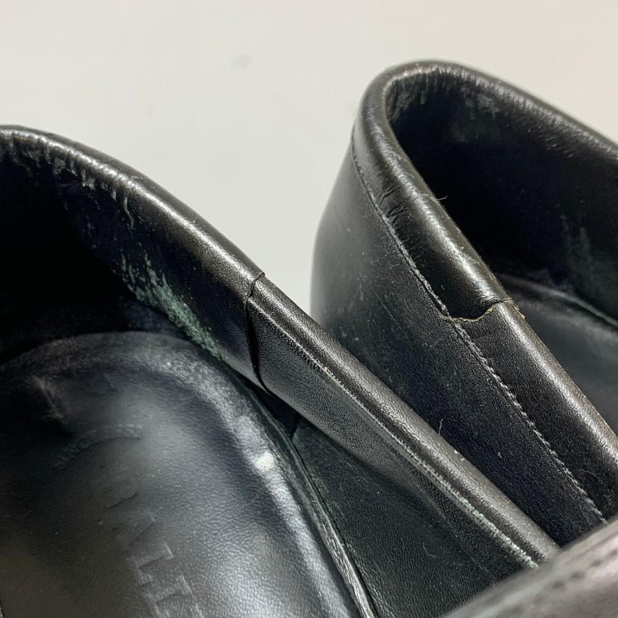バリー スリッポン カーフ ブラック サイズUS11EEE メンズ BALLY 約29.0cm【AFC5】