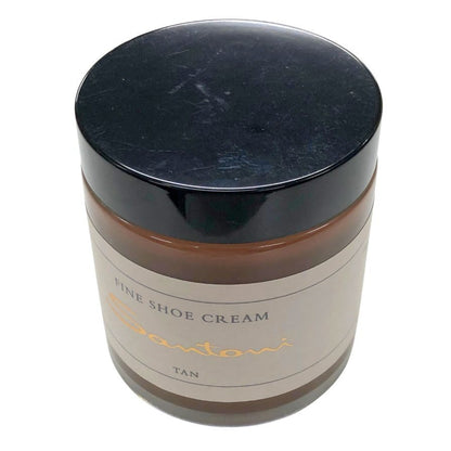 サントーニ クリーム 補色 靴磨き シュー クリーム 85g タン santoni FINE SHOE CREAM【AFI15】【中古】