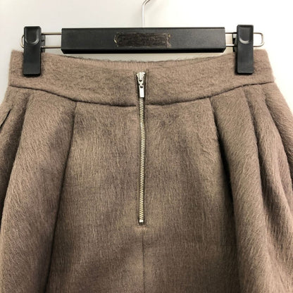 フォクシーニューヨーク コレクション 35257 ボンデッド モヘア フレアスカート レディース ブラウン サイズ38 FOXEY NEW YORK COLLECTION【AFB20】