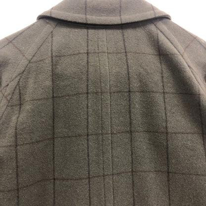 クリスチャンディオールムッシュ コート 80年代 グリーン チェック メンズ サイズ S Christian Dior MONSIEUR【LA】