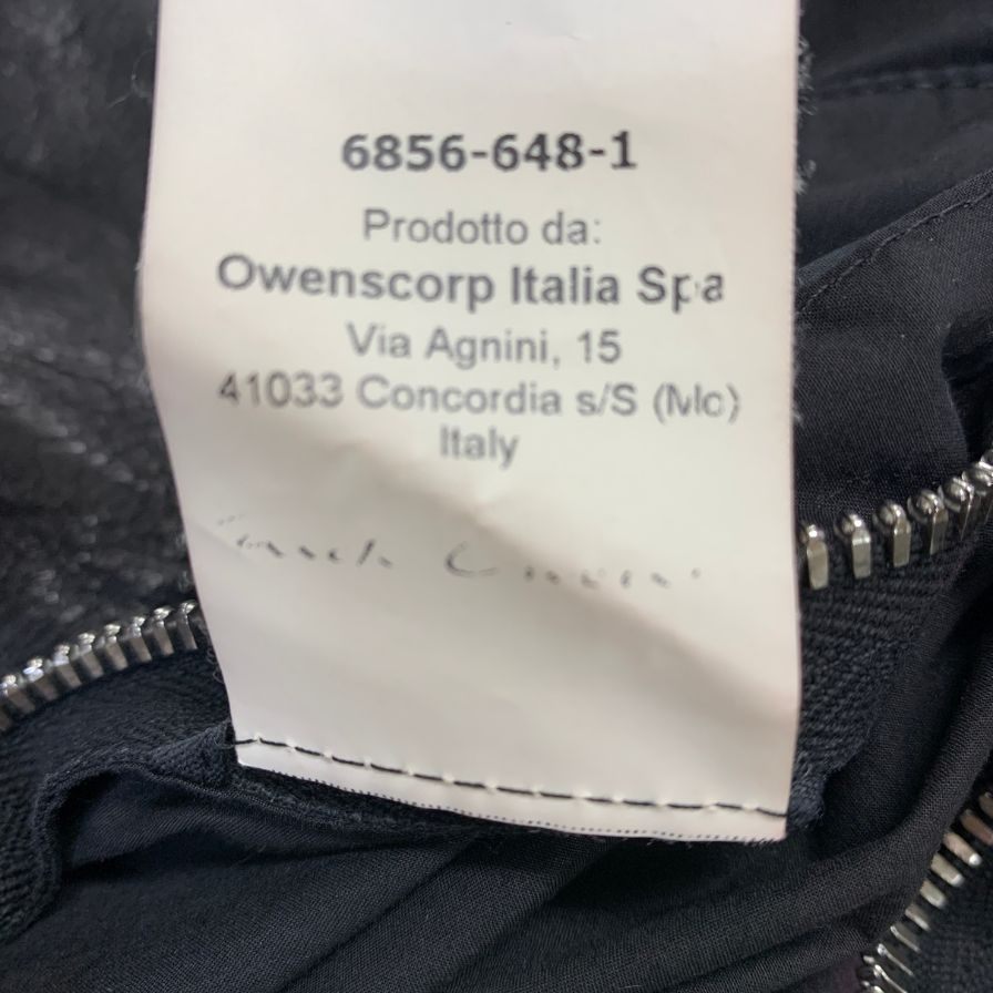 美品◆リックオウエンス レザージャケット シングルライダース 本革 RU16F6778 ブラック メンズ サイズ48 Rick Owens 【AFG1】