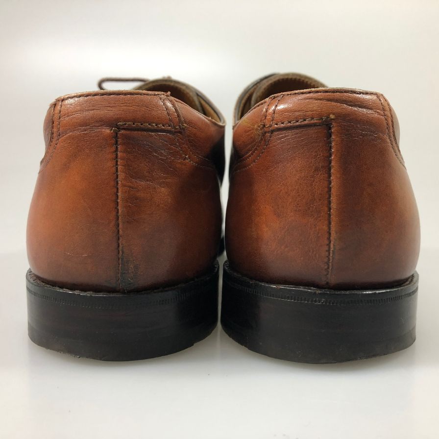 クロケット＆ジョーンズ レースアップシューズ スプリットトゥ  Uチップ ブラウン サイズ8.5E CROCKETT&JONES ビジネスシューズ 約28.0cm【LA】【中古】