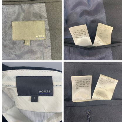 モアレス スーツ セットアップ 3B ネイビー サイズL メンズ MORLES【AFA22】