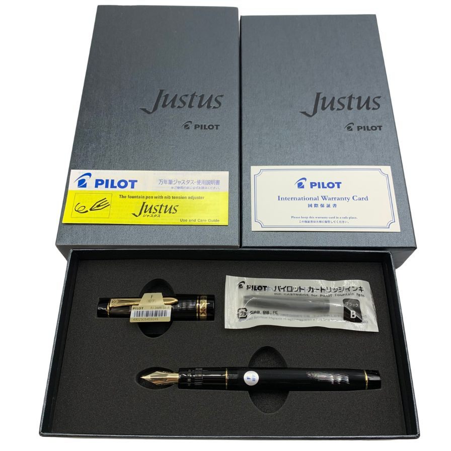 パイロット 万年筆 Justus95 ペン先14K FJ-3MR-NB-F ブラック PILOT【AFB53】