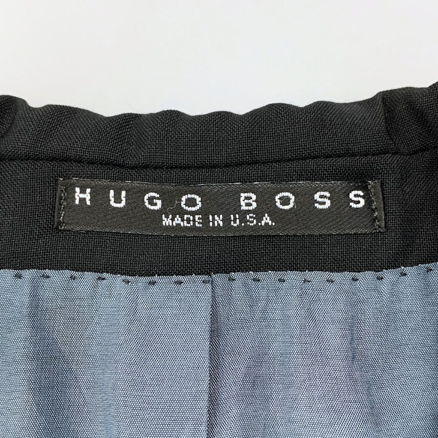 ヒューゴボス スーツ スーツセット 3B サイドベンツ ブラック サイズ不明 HUGO BOSS【AFA2】