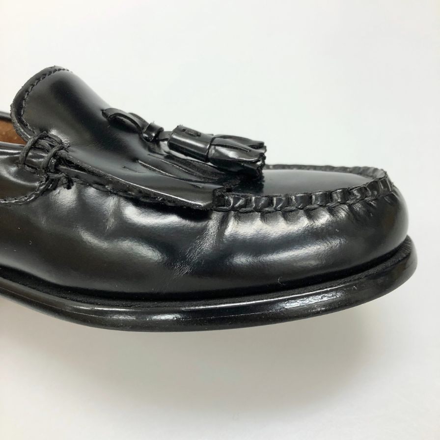 ジーエイチバス タッセルローファー  レディース ブラック サイズUS7 G.H.BASS ローファー 約24.5cm【LA】【中古】