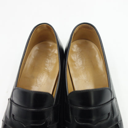Good condition◆JM Weston leather shoes signature loafers 180 black men's size 5D JMWESTON [LA] 