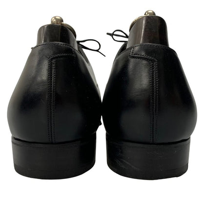 ガジアーノ＆ガーリング レザーシューズ オックスフォード カーフ ブラック UK12E メンズ 革靴 シューツリー付き GAZIANO＆GIRLING OXFORD ビジネスシューズ 約30.0cm【LA】【中古】