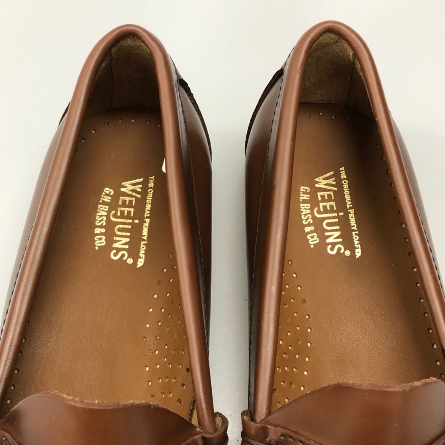 G.H. Bass & Co. Weejuns ブラウンローファー　ブラウン ジーエイチバス ローファー ウィージャンズ ラーソン サイズ9