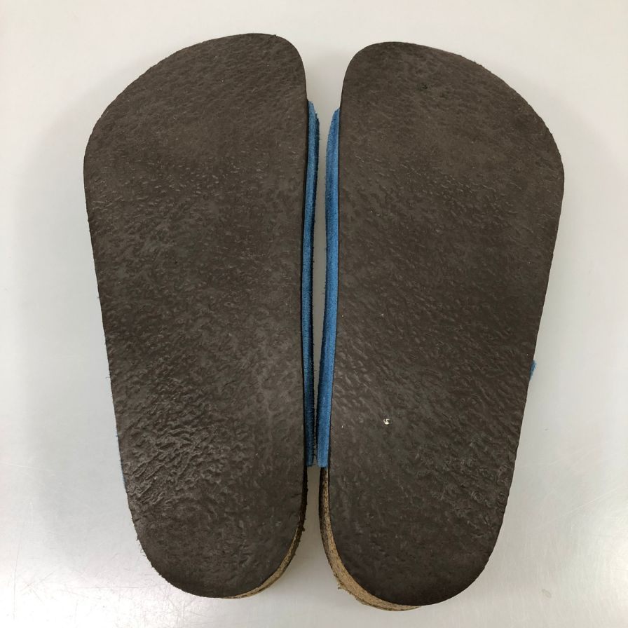 ビルケンシュトック チューリッヒ スエードサンダル サイズ ブルー メンズ サイズ39  BIRKENSTOCK 約25.0cm【AFC2】