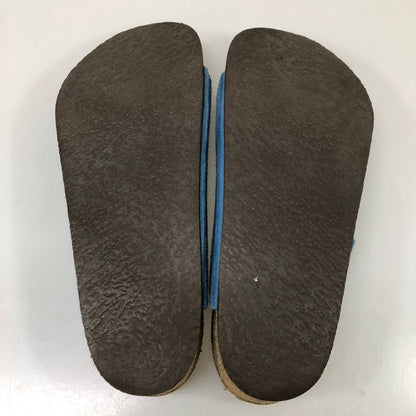 ビルケンシュトック チューリッヒ スエードサンダル サイズ ブルー メンズ サイズ39  BIRKENSTOCK 約25.0cm【AFC2】