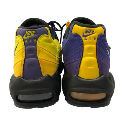 ナイキ スニーカー エアマックス95 レブロン レイカーズ CZ3624-001 メンズ サイズ27cm イエロー パープル Nike Air Max 95 NRG 約27.0cm【AFC1】