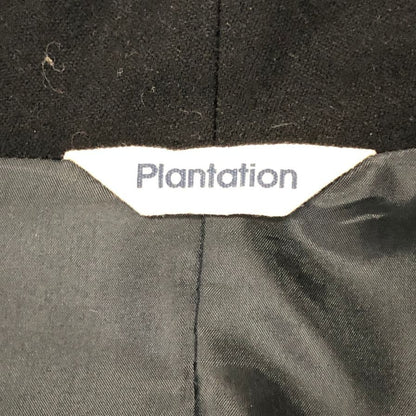 中古◆プランテーション レディース テーラードジャケット PL33FD684 ブラック サイズM レディース PLANTATION 【AFB3】