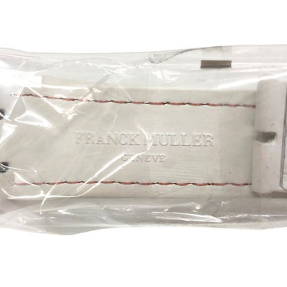 フランクミュラー ヴァンガード V45用 クロコ ラバーバンド メンズ ホワイト FRANCK MULLER【AFI7】